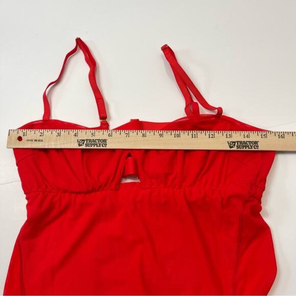 Revolve We are HAH Under the‎ Wire Bodysuit Blood Orange - Picture 13 of 16